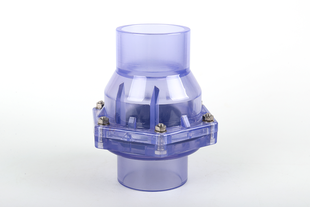 鼎湖透明翻板式止回阀